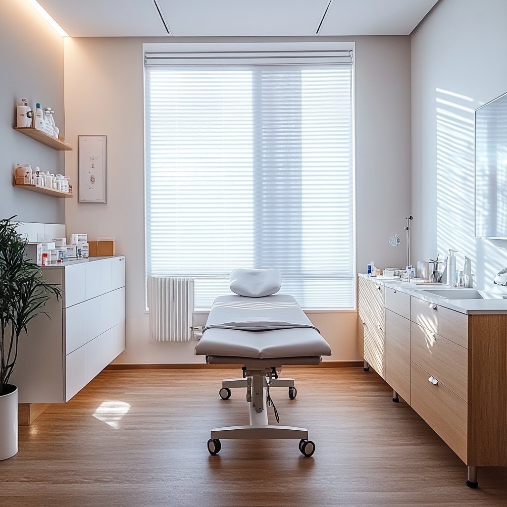 Behandlungsraum der Praxis für Endokrinologie und Diabetologie in Dortmund, Ruhrgebiet und Hochsauerlandkreis